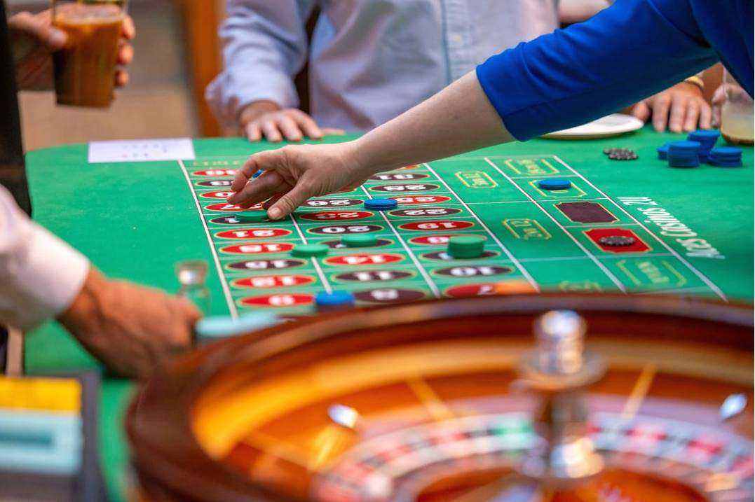 Blackjack table